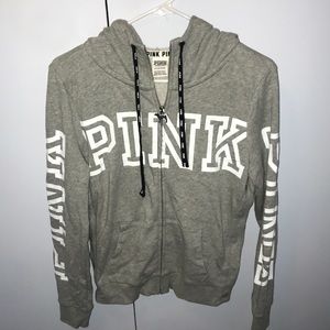 Side Button Pink Sweatshirt